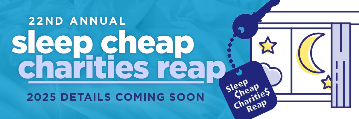 Sleep Cheap Charities Reap