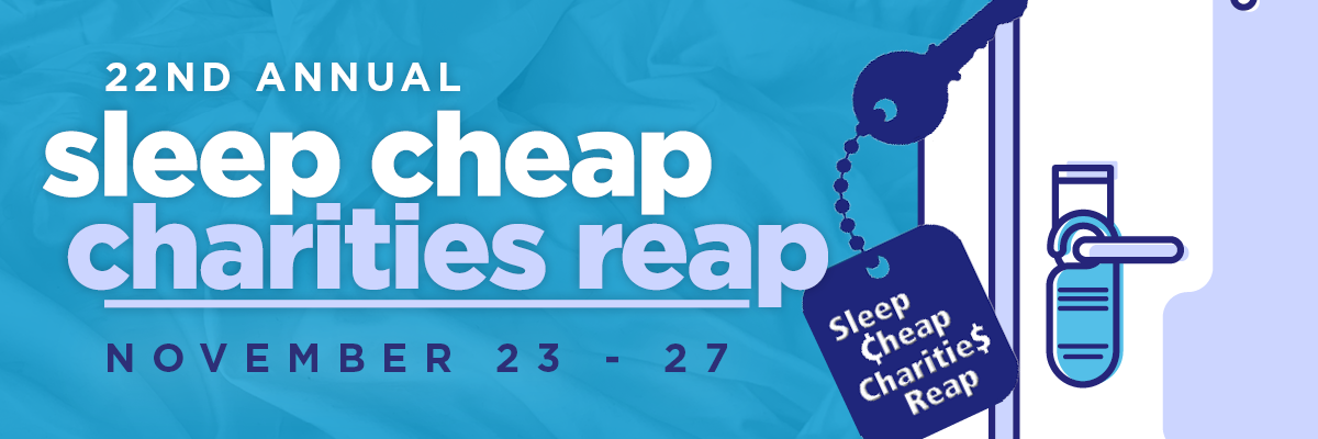 Sleep Cheap Charities Reap
