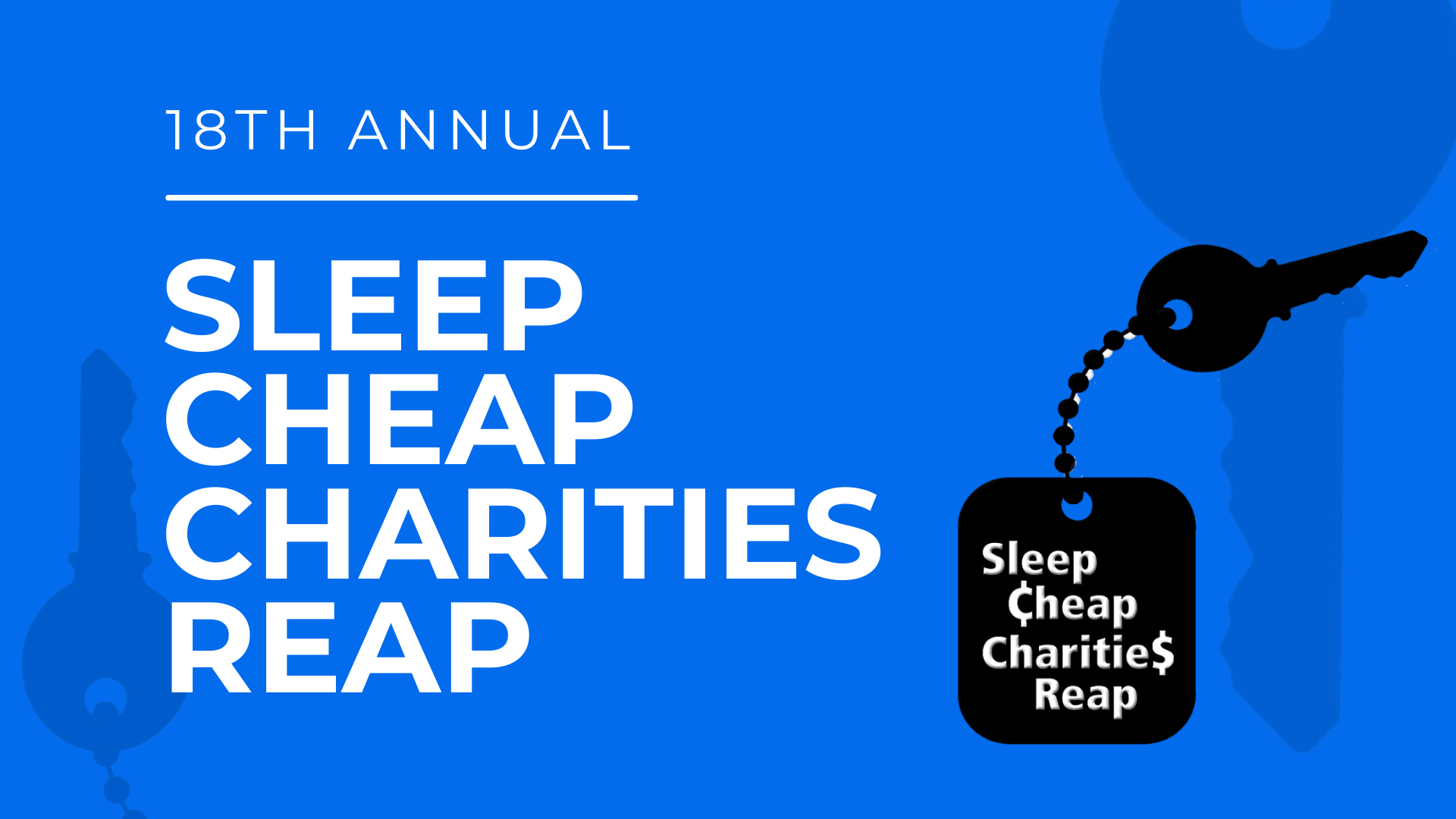 Sleep Cheap Charities Reap